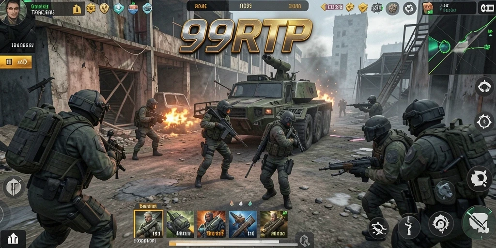 Tampilan gameplay menarik dari 99RTP dalam mengatur strategi.