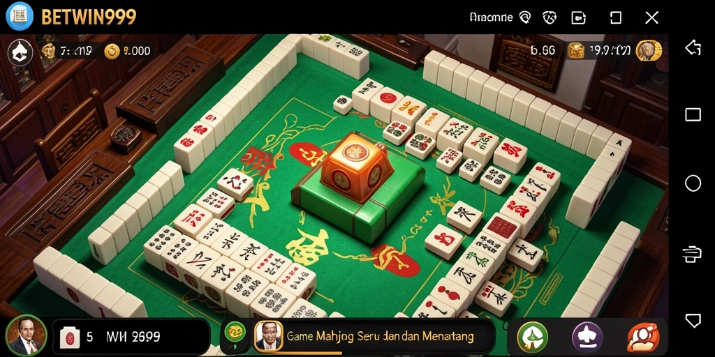 Menampilkan gameplay seru dari game Mahjong BETWIN999.