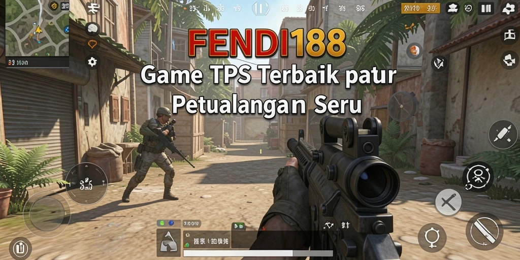 Tangkapan layar menampilkan aksi intens dalam game TPS FENDI188.