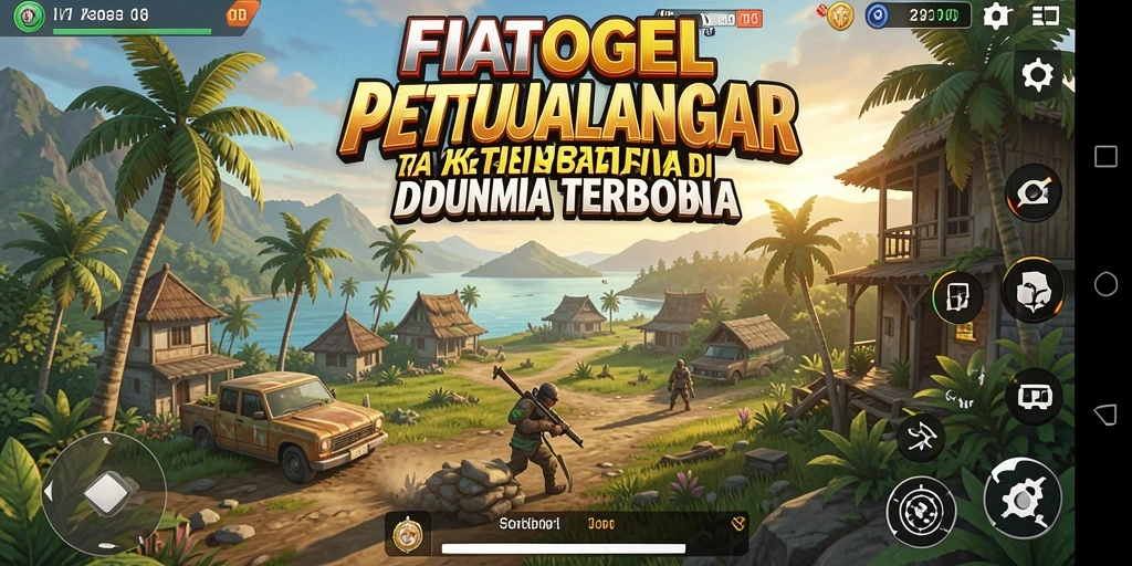 Tampilan gameplay menakjubkan dari FIATOGEL dalam dunia terbuka.