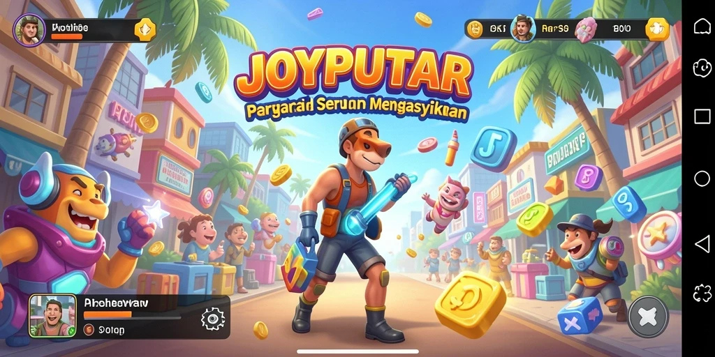 Tampilan gameplay JOYPUTAR yang menarik dan penuh aksi.