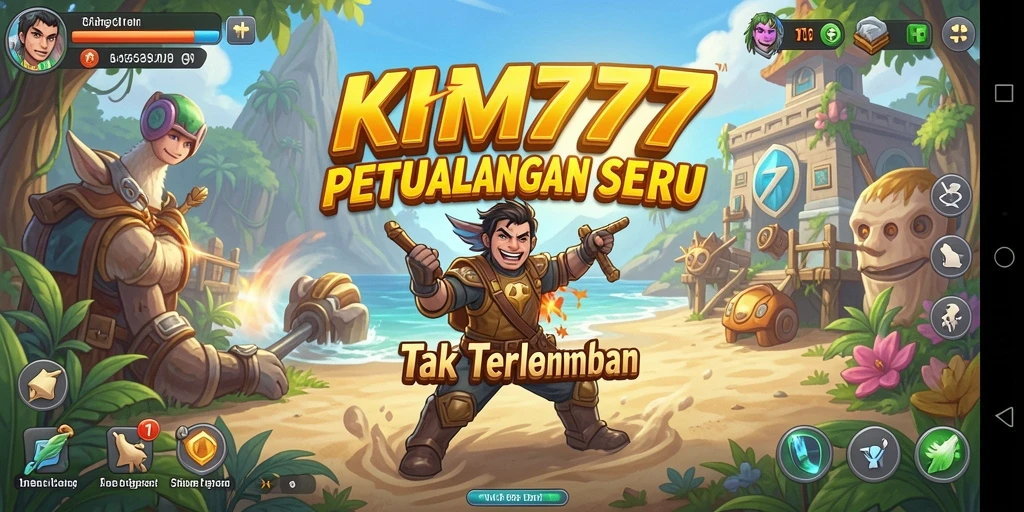 Tampilan utama gameplay KM777 yang menarik dan penuh petualangan.