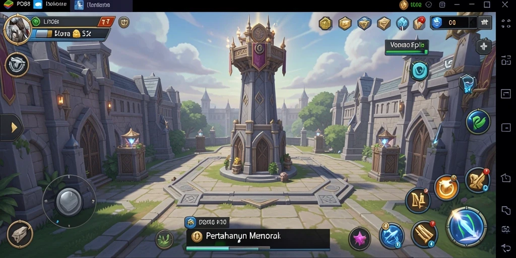 Gameplay LPO88 menampilkan strategi Tower Defense yang mendebarkan.