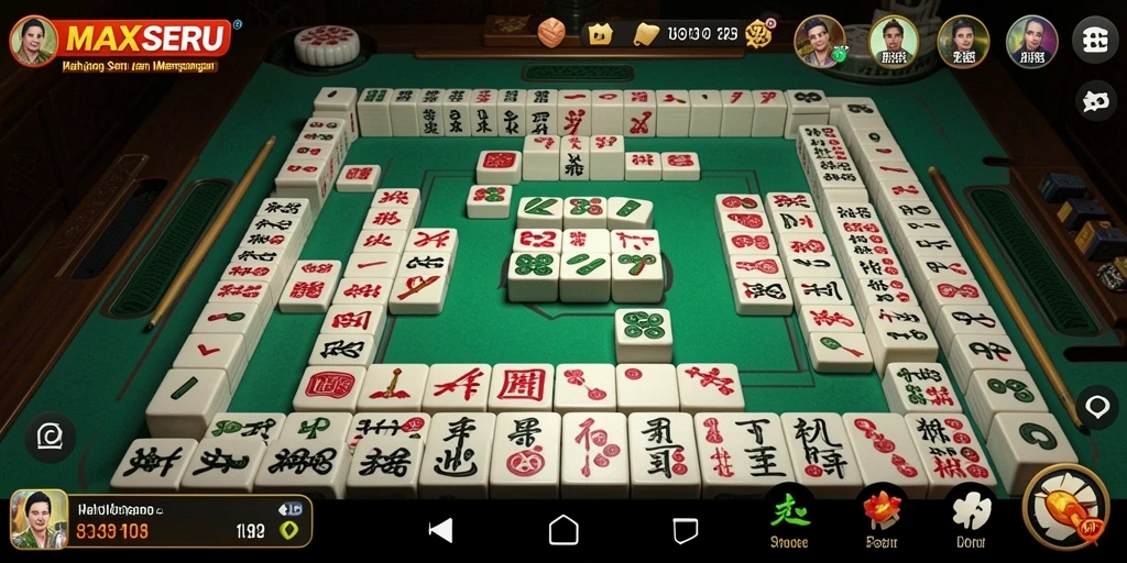 Tampilan gameplay MAXSERU yang memukau dan menyenangkan.