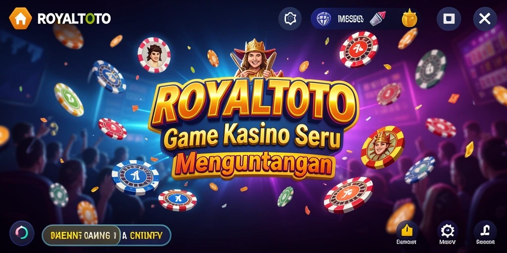 Screenshot gameplay ROYALTOTO menampilkan suasana permainan Kasino yang seru.