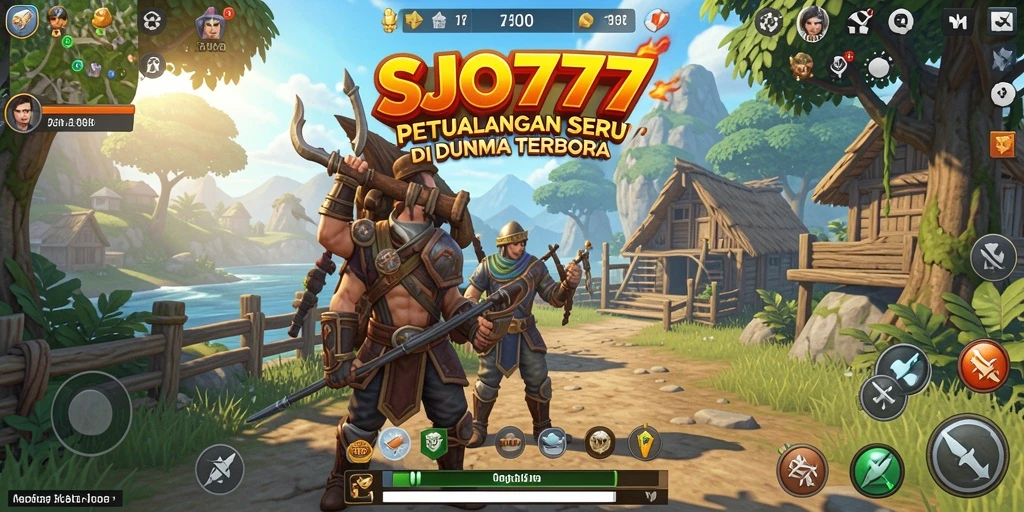 Tampilan screenshot gameplay SJO777 yang menunjukkan petualangan Open World.